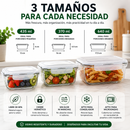 Kit con 15 Frascos Herméticos de Vidrio + 10 Vasos de Vidrio Aruba [¡ÚLTIMAS UNIDADES EN STOCK!]